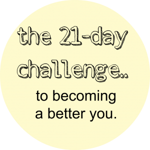 21 day challenge